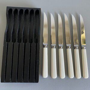Vintage Cutlass Sheffield England Steak Knife 6 Pc Set​
